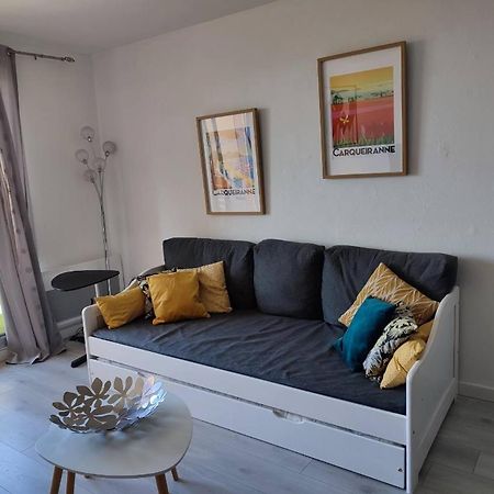 Superbe Appartement Avec Balcon Vue Mer ! Carqueiranne Luaran gambar